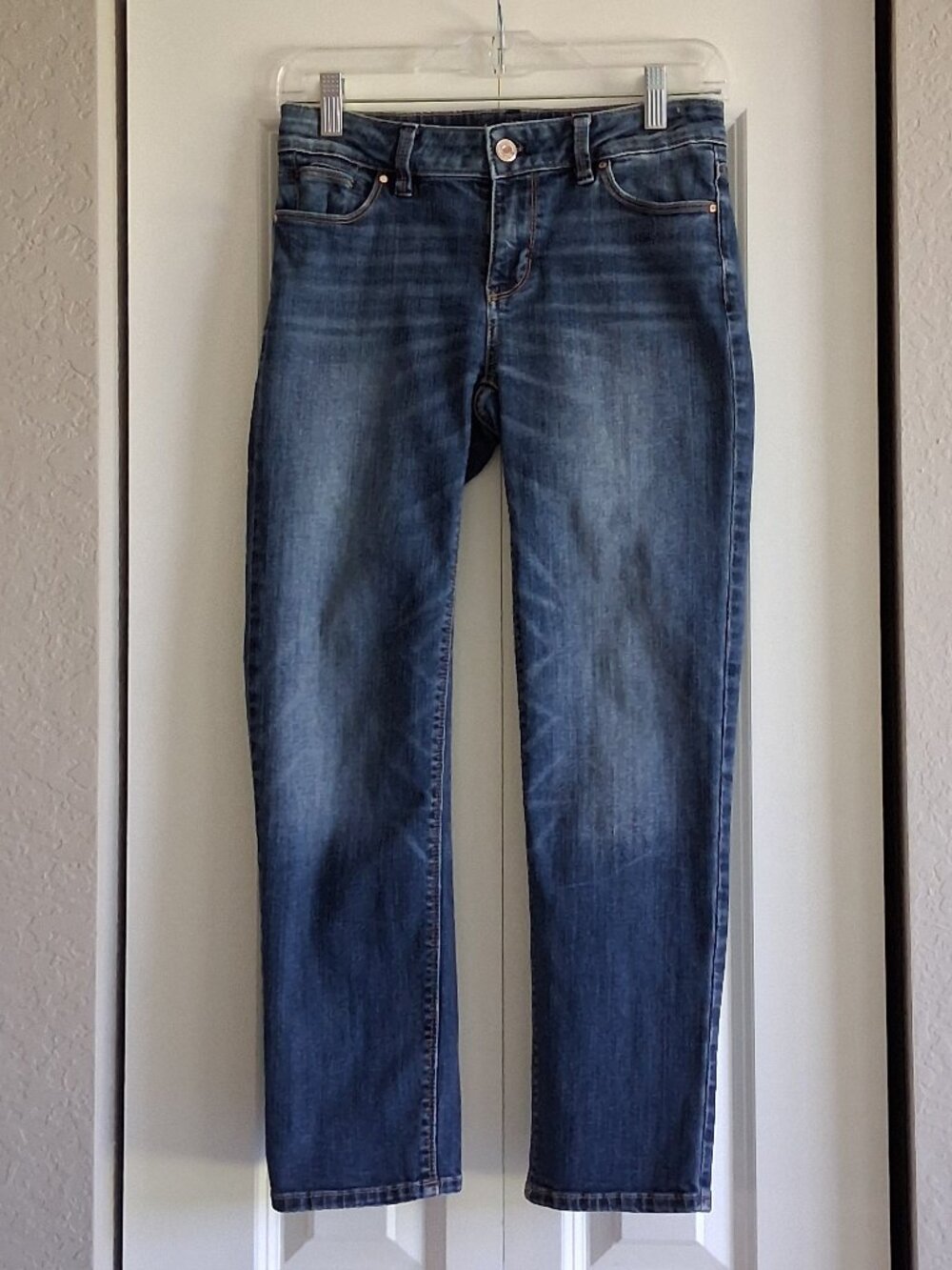 WHBM "The Straight" Blue Denim Jeans Women's Size 0